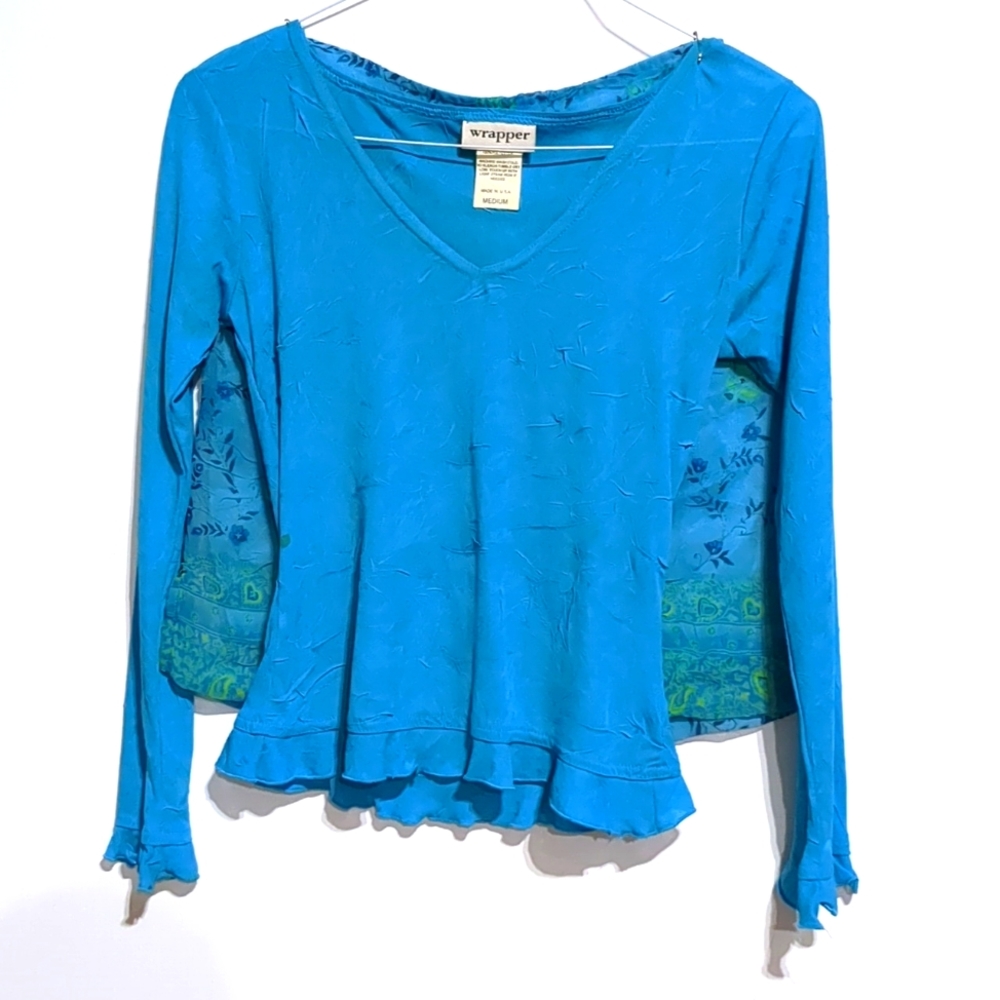 Long sleeve shirt with matching skirt